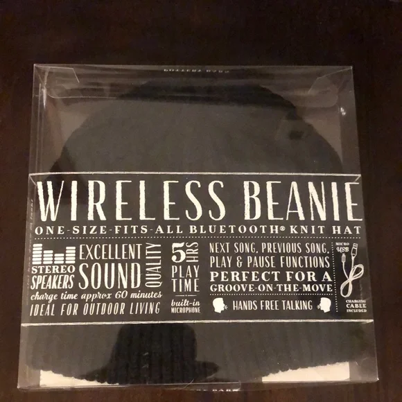 Bluetooth Knit Hat - Black - Picture 2 of 4